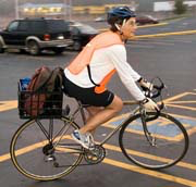 2013 Del Jones Memorial Award Winner Anne Victoria on her bike